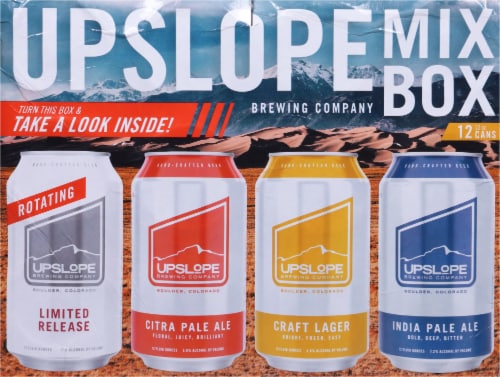 Upslope Brewing Co. Mix Box Beer Variety Pack Perspective: back