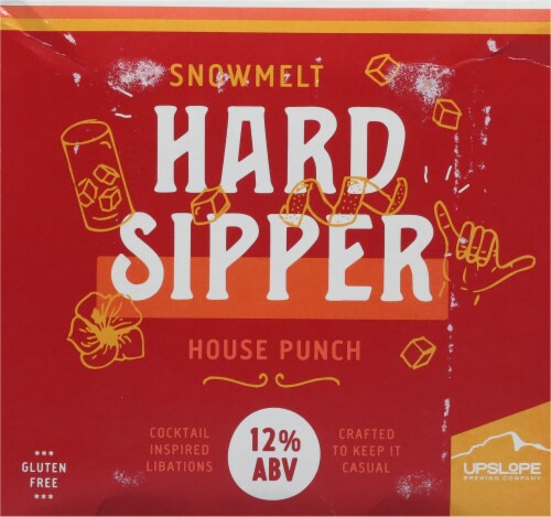 Upslope Brewing Co. Snowmelt House Punch Hard Sipper Cocktail Perspective: back