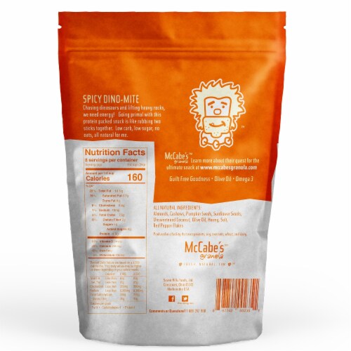 McCabe's™ Paleo Oat-Free Spicy Dino-Mite Granola Perspective: back