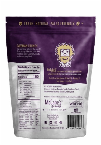 McCabe's™ Caveman Crunch  Granola Perspective: back