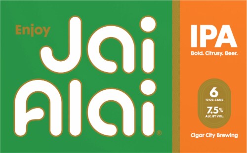 Cigar City Brewing® Jai Alai® India Pale Ale Beer Perspective: back