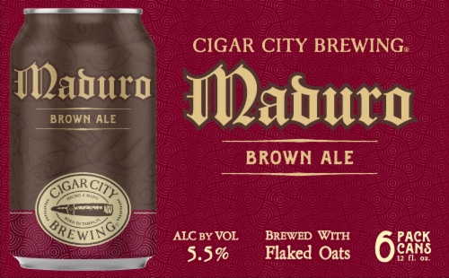 Cigar City Brewing Maduro Brown Ale Craft Beer Perspective: back