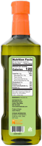 Better Body Foods® Refined Avocado Oil Perspective: back