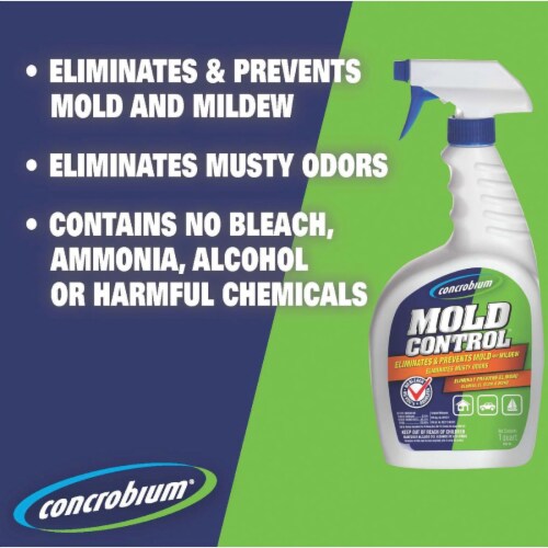 Concrobium Mold Control 5 Gal. Eliminates & Prevents Mold & Mildew Inhibitor Perspective: back