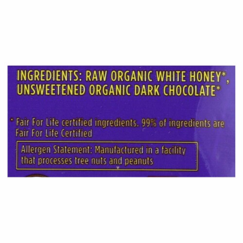 Heavenly Organics -Candy Chocolate Honey Double Dark   4.66 oz - 6 Pack Perspective: back