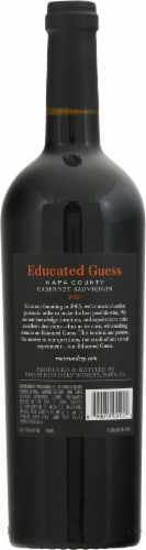Educated Guess Californian Cabernet Sauvignon Wine Perspective: back