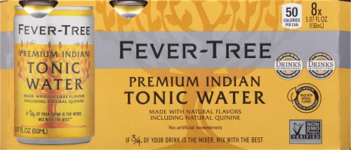 Fever-Tree Premium Indian Tonic Water Cans Perspective: back