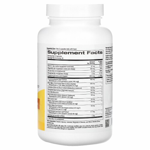 Super Nutrition Sugar Balance Complex - 120 Veggie Capsules, 120 Count ...