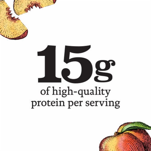siggi’s Peach Icelandic-Style Nonfat Yogurt, 5.3 oz Perspective: back
