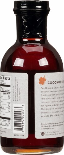 Wildly Organic  Coconut Syrup Perspective: back
