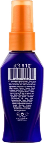 It's a 10® Miracle Leave-In Plus Keratin Spray Perspective: back