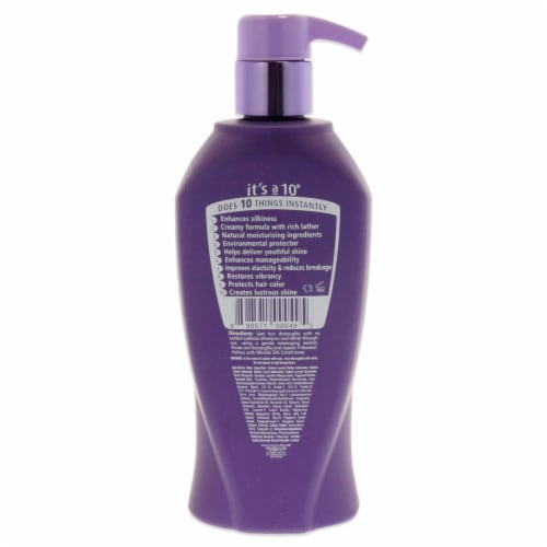 It's a 10® Silk Express Miracle Silk Shampoo Perspective: back