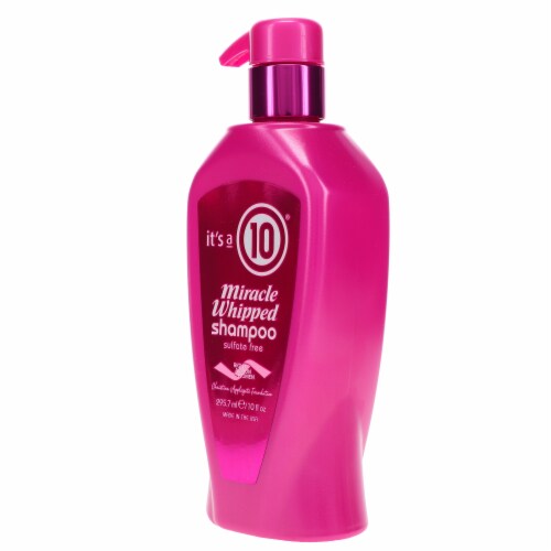 It's A 10 Miracle Whipped Shampoo 10 oz Perspective: back