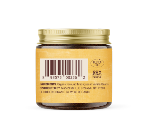 Beyond Good® Madagascar Pure Ground Vanilla Perspective: back