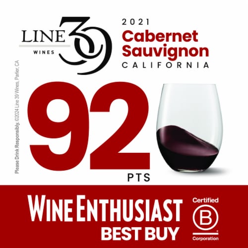 Line 39 California Cabernet Sauvignon Perspective: back