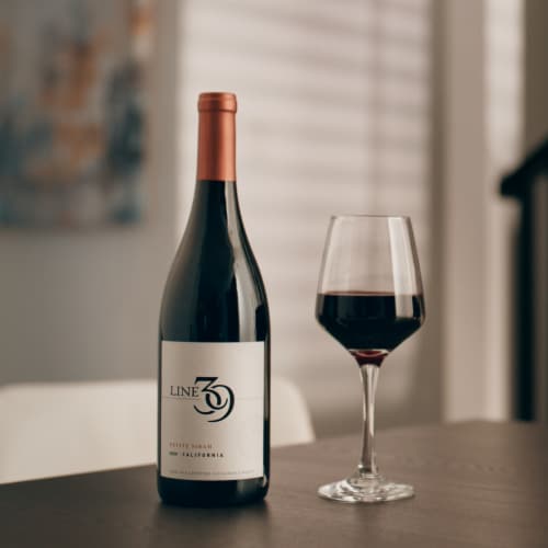 Line 39 California Petite Sirah 750 ml Perspective: back