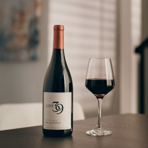 Line 39 California Petite Sirah 750 ml Perspective: back
