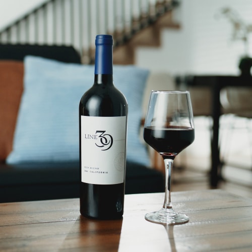Line 39 California Red Blend 750 ml Perspective: back