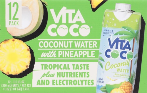 Vita Coco Coconut Water With Pineapple Perspective: back