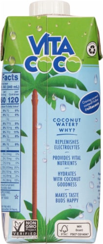 Vita Coco® Pineapple Flavored Coconut Water Perspective: back