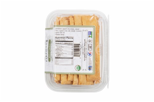Firehook Rosemary Sea Salt Organic Artisan Baked Crackers Perspective: back