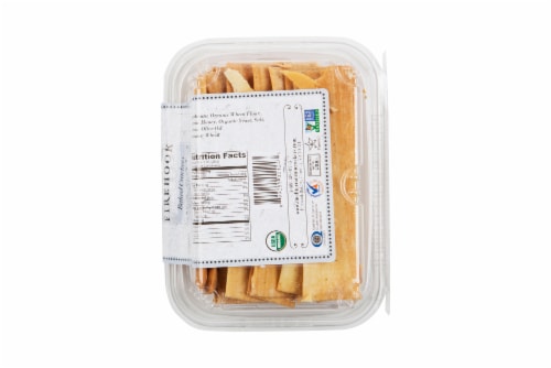 Firehook Organic Sea Salt Mediterranean Baked Crackers Perspective: back