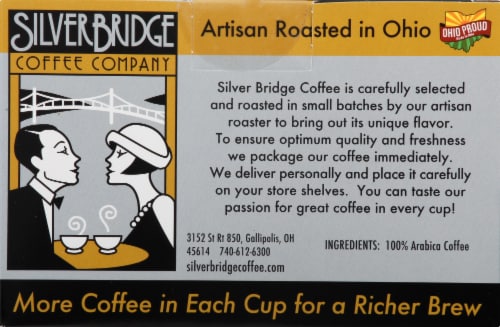 Silver Bridge Highlander Grogg Medium Roast Coffee Pods Perspective: back