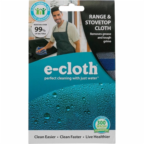 E-Cloth Range and Stovetop Cleaning Cloth Perspective: back