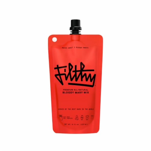 Filthy® Bloody Mary Mix Pouch Perspective: back