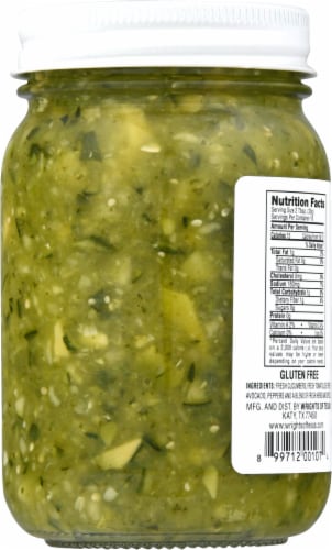 Wrights of Texas Fresh Green Medium Salsa Perspective: back