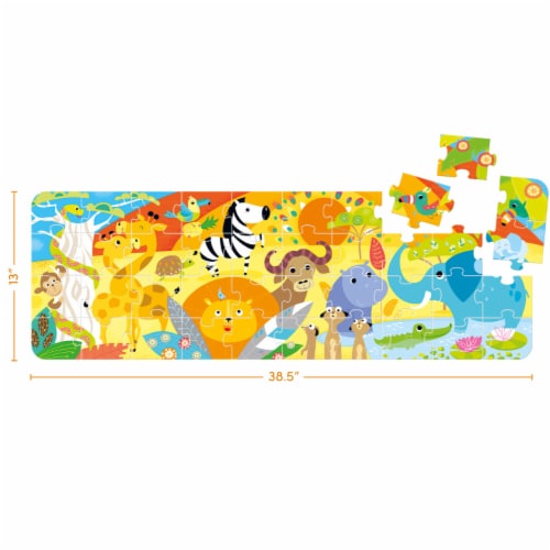 Looong Puzzle Safari Perspective: back