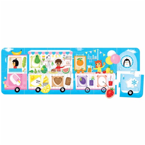 Make-a-Match Puzzle Food Truck 2+ Perspective: back