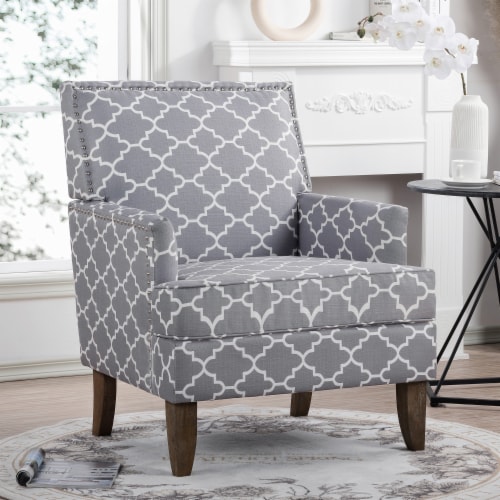 Accent Chairs in Fabric for Home or Office Use Perspective: back