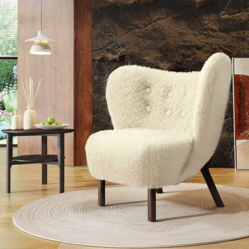 Accent Chairs in Polyester for Home or Office Use Perspective: back