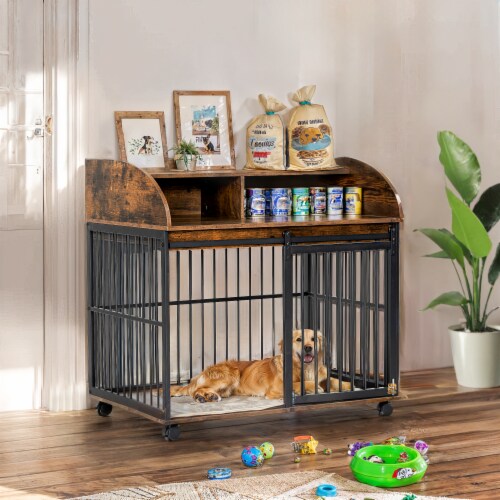Simplie Fun Elegant Dog Crate Cozy Haven Stylish Home Decor Up to 70 LBS 1 count QFC