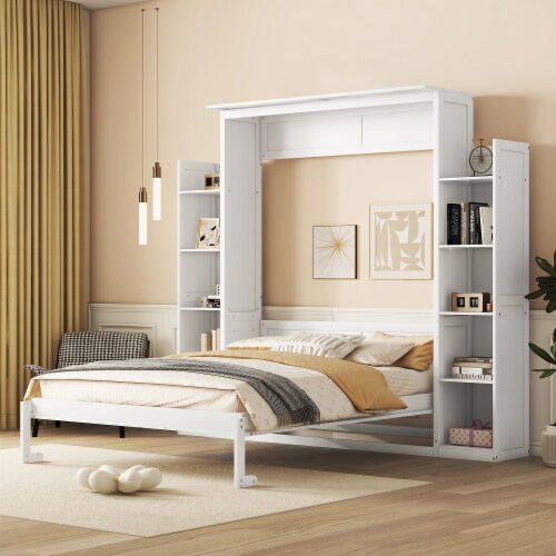 Murphy bed for queen mattress discount