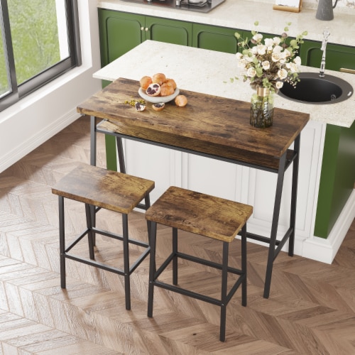 Vasagle alinru sales bar table set