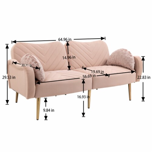 Sofas in Polyester for Home or Office Use Perspective: back