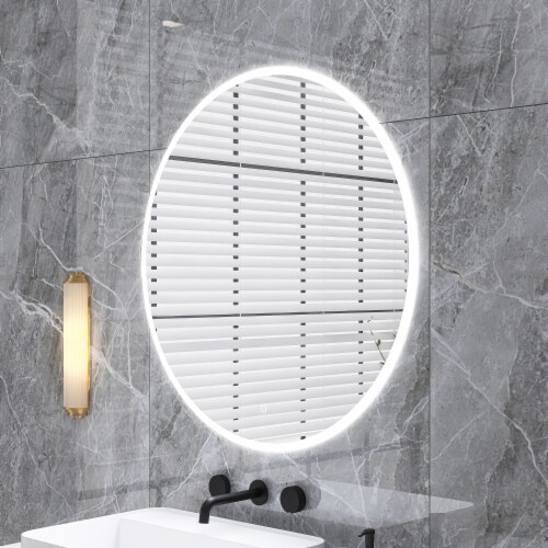 Bathroom Mirrors in Glass for Home or Office Use Perspective: back