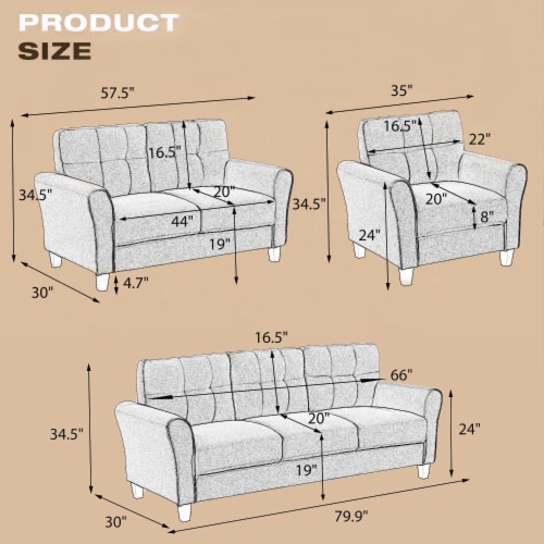 Shop sofa by size discount