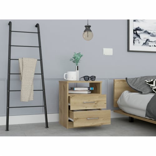 Nightstands in Particle Board for Home or Office Use Perspective: back