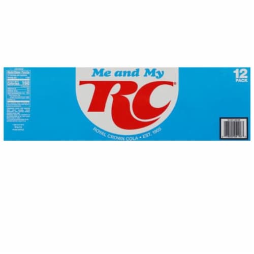 RC Cola Soda, 12 Fl Oz (Pack of 12) Perspective: back