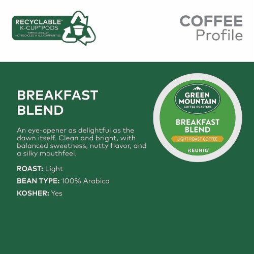 green mountain light roast coffee pods