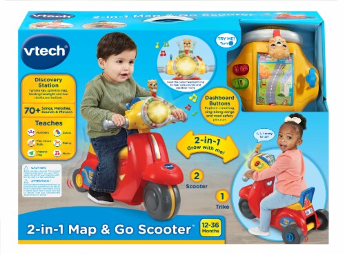 VTech® 2-in-1 Map & Go Scooter™ Perspective: back