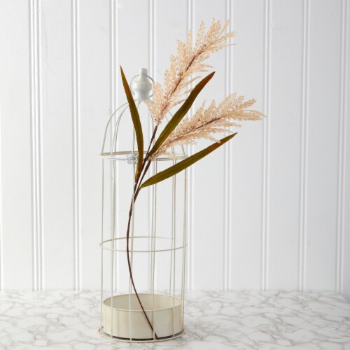 30 inch Sorghum Harvest Artificial Flower (Set of 12) Perspective: back