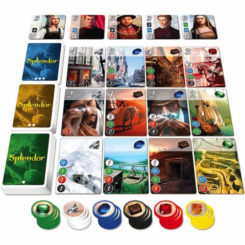 Space Cowboys Splendor Board Game Perspective: back