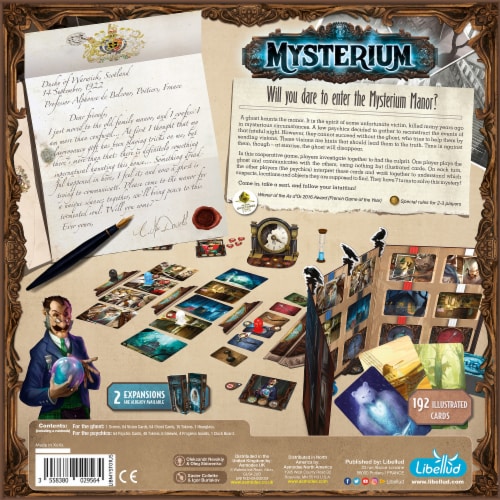Mysterium Board Game Perspective: back