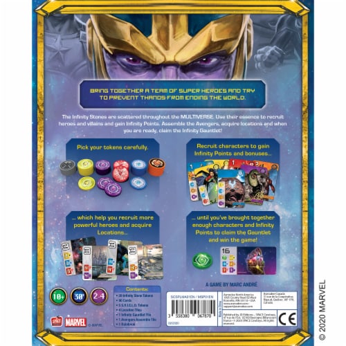 Marvel Splendor Board Game Perspective: back