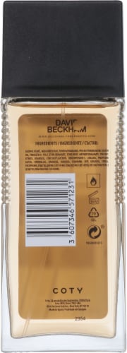 David Beckham Classic Parfum Deodorant Fragrance Spray Perspective: back