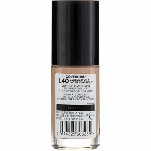 CoverGirl L40 Classic Ivory TruBlend Matte Made Liquid Foundation Perspective: back